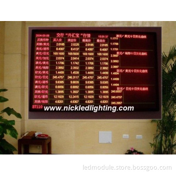 P4.75 Indoor Dual-Color LED Display, LED Indoor Advertising Display